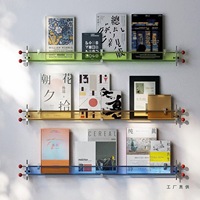 Étagère murale en acrylique pour magazines, décoration murale, présentoir mural, porte-livres et porte-journaux