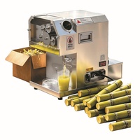Vente directe usine – Extracteur de jus de canne à sucre commercial à 5 rouleaux, automatique, de comptoir, à pression à froid, breveté