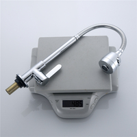Nouveau design robinet de col de tuyau en acier Flexible d'eau froide avec 2 fonctions tête de pulvérisation robinet d'évier robinet de cuisine