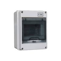 Boîtier de distribution électrique extérieur en plastique PC série HT 2/3/5/8/12/15/18/24 voies, étanche IP65, anti-poussière