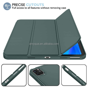 เคส Smart Cover สำหรับ <span class=keywords><strong>iPad</strong></span> <span class=keywords><strong>Pro</strong></span> <span class=keywords><strong>11</strong></span> พร้อมช่องใส่ปากกา รุ่น <span class=keywords><strong>M1</strong></span> M2 1st 2nd 3nd 4th  แบบแม่เหล็กบางพับสามตอน สำหรับ <span class=keywords><strong>iPad</strong></span> 10.2 - Product Image 5