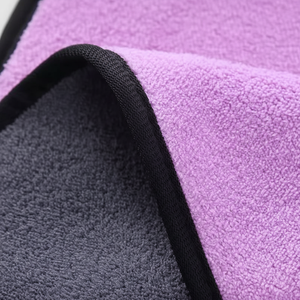 Serviettes de lavage de voiture en microfibre à séchage rapide, tissées, 30x30cm/30x40cm, rectangulaires, couleur unie, chiffon de nettoyage - Product Image 1