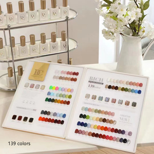 Kit de vernis à ongles gel UV 139 couleurs avec lampe LED, grande et petite palettes de couleurs, kit de manucure gel professionnel à retirer par trempage - Product Image 2