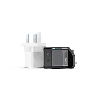 Caricatore da Muro Rapido 45W con Logo OEM Certificato CE FCC per Fotocamera <span class=keywords><strong>iPhone</strong></span>/MacBook 2 Porte Type C Spina Indiana - Product Image 2