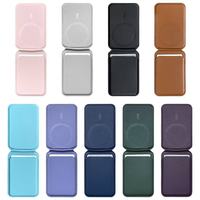 Nueva Llegada 2026: Tarjetero Magnético de Cuero con Función de Soporte, Cartera Magnética de Cuero PU de Gran Venta para iPhone MagSafe