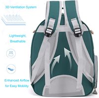 Sac à dos de transport pliable moderne pour oiseaux, idéal pour l'extérieur, pour perruches et conures, avec sangle d'épaule et fermeture éclair, capacité 2 kg, multi-trous