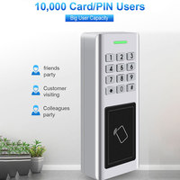 IP66 Hotel Smart Lock Interior Aluminum/Glass/Wood Doors with Card PIN Access Control Wi-Fi for Tuya App