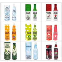 Film rétractable PET personnalisé, qualité alimentaire, résistant à l'humidité, en rouleau, pour emballage de boissons et jus