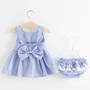 China Manufacturer Baby Boutique <b>Flower</b> Girl Summer Dress and Shorts Clothing Set - Product Image 1