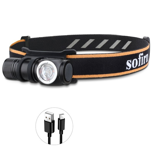 Portable Outdoor Hunting High Power Waterproof Work Light USB Rechargeable Led Flashlight Mini Head Lamp Torch Headlamp