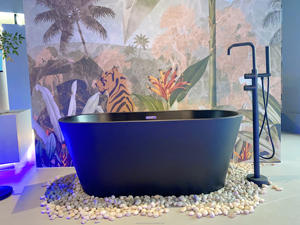 <span class=keywords><strong>Baignoire</strong></span> <span class=keywords><strong>de</strong></span> <span class=keywords><strong>salle</strong></span> <span class=keywords><strong>de</strong></span> <span class=keywords><strong>bain</strong></span> 60 pouces <span class=keywords><strong>Baignoire</strong></span> autoportante en acrylique léger <span class=keywords><strong>de</strong></span> luxe <span class=keywords><strong>Baignoire</strong></span> en alcôve - Product Image 5