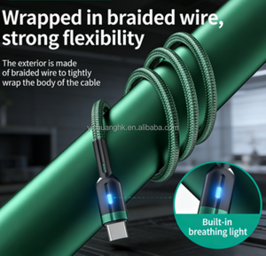 Cable de Datos Micro USB de Carga Rápida 3A con Apagado Automático Inteligente, Indicador Luminoso, Conductor de Cobre Puro, PVC, 1.2m - Product Image 6