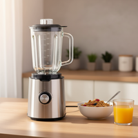 Mixeur électrique multifonction 4 en 1 pour smoothies, viande, mixeur en acier