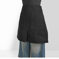 Demi-tablier pour le personnel de restaurant, uniforme de travail pour les dîneurs, les cafés et les restaurants occidentaux