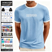 T-shirts personnalisés pour hommes, manches courtes, polyester et coton, t-shirts de sport imprimés, col rond, chemise décontractée, t-shirts contrastés pour hommes