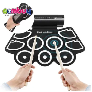Digital hand roll up silicone music kit foldable electronic drum