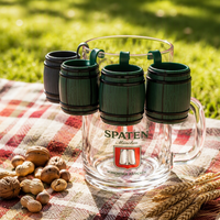 Verre à shot mini baril 25 ml, PP+PS, design avec crochet de suspension, incassable de qualité alimentaire, couleurs et logo personnalisables pour les jeux de bar et les soirées