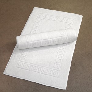 <span class=keywords><strong>Tapis</strong></span> de pied avec logo personnalisé en relief, 100% coton, super absorbant, serviette antidérapant, 1 pièce - Product Image 3