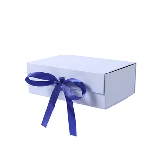 基本款式定制粉色蓝色可折叠礼品盒包装低价厂家在义乌