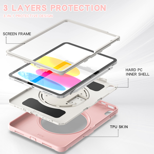 2022 iPad 10 ° generazione 10.9 pollici Tablet accessorio protettivo TPU Cover custodia resistente agli urti e robusto materiale PC - Product Image 6