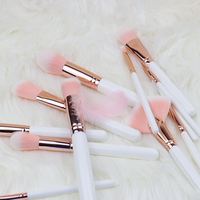 LEISHANG set de pinceaux professionnels nouveau logo personnalisé pinceaux de maquillage rose set grossistes set de pinceaux de maquillage de voyage