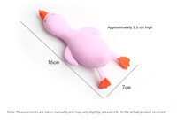Jouet sensoriel anti-stress à rebond lent en forme de canard souple en TPR, boule de maltose extensible, jouet sensoriel pour unisexe