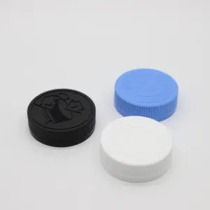 20 dr 40 dr 60 dr runde pet-behälter schwarz weiß günstige kunststoff-cremedosen kosmetik mit kindersicheren deckeln