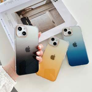 Custodia per telefono con cerchio con lente galvanica a gradiente all'ingrosso per <span class=keywords><strong>iPhone</strong></span> da <span class=keywords><strong>11</strong></span> a 16 pro max <span class=keywords><strong>cover</strong></span> protettiva da donna - Product Image 3