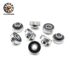 ตลับลูกปืนโรลเลอร์สเก็ต Flyleopard 608-2RS ขนาด 8x22x7 มม. Abec-3 ทำจากเหล็กโครเมียมทรงกระบอก สำหรับการใช้งานความเร็วสูง - Product Image 1