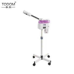 Guangdong beauty equipment Todom DT-339A wholesale price single pipe nano mister sprayer hot and cold facial steamer
