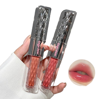 Nouveau design de rouge à lèvres double embout, longue tenue et waterproof, cosmétiques