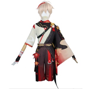 Ecowalson-Costume de Combat Uniforme Perruque Cosplay pour Homme, Costume <span class=keywords><strong>Kiryu</strong></span> Kazuha - Product Image 1