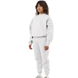 Wholesale Winter Printed Knitted Oversized Pullover Hoodie <b>Joggers</b> Women's Eco-Friendly Breathable Custom Workout <b>Sets</b> - Product Image 1