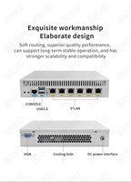 Mini PC BKHD Intel J5005 J6412 Core I7 con 6 Puertos LAN, Firewall Gigabit y 2 Puertos 5G, Dispositivo de Red para Escritorio