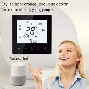 <span class=keywords><strong>Wifi</strong></span> thông minh nhiệt LED kỹ thuật số điều hòa không khí trung tâm đơn vị cuộn dây Quạt - Product Image 5