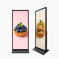 Écran LCD vertical de 69 pouces, lecteur publicitaire avec WiFi et CMS
