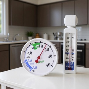 Termómetro digital de plástico para refrigerador, de -30 a 50 °C, con ventosa para monitoreo de temperatura de congelador y refrigerador - Product Image 2