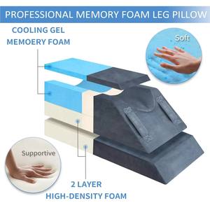 Vente en gros de mousse à mémoire de forme, oreiller d'élévation de la <span class=keywords><strong>jambe</strong></span>, du genou et de la cheville, soutien multi-positions, récupération, repose-pieds, <span class=keywords><strong>coussin</strong></span> médical - Product Image 2