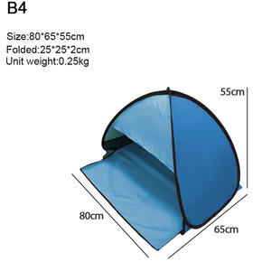 <span class=keywords><strong>Toldo</strong></span> Portátil BT-001, <span class=keywords><strong>Mini</strong></span> <span class=keywords><strong>Toldo</strong></span> para Exteriores, Protección Solar, Protección UV, Refugio de Camping de un Toque, Tienda de Playa - Product Image 5