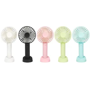 Rechargeable Usb Mini Portable Handheld Mini Fan Cooling Outside With Phone Holder Mini Fan