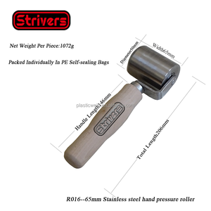 Souffleur d'air chaud <span class=keywords><strong>pour</strong></span> le soudage à l'asphalte, au <span class=keywords><strong>goudron</strong></span> et au bitume, avec buse plate de 4*70 mm et roue en acier inoxydable de 65 mm - Product Image 3