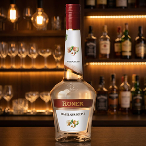 Premium Roner 0.700 Lt <b>Hazelnut</b> Brandy <b>Liqueur</b> 40% Alcohol 6 Bottles Per Box - Product Image 2
