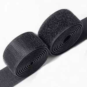 定制尺寸白色可重复使用的紧固带可调节钩环带袋黑色鞋 - Product Image 1