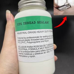 WBG 4 oz 8 oz Pro Dope Pipe Joint Compound Sellador de roscas multiusos con PTFE y cepillo - Product Image 5