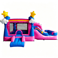 Mini château gonflable magique avec toboggan pour un plaisir actif
