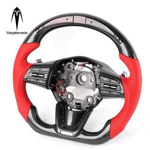 Volant de <span class=keywords><strong>course</strong></span> en fibre de carbone avec affichage LED pour Kia Stinger GT - Product Image 4