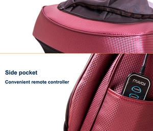 LUYAO Elektrisches Vibrations-Massagekissen Shiatsu Tiefenknetend Beheizt Nacken- und Rücken-Autositz-Massagegerät mit Luftdruck - Product Image 4