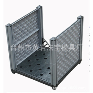 Jardinera cuadrada de plástico color gris diamante, molde personalizable para cultivo de vegetales en balcones. - Product Image 2