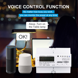 TOMZN เครื่องวัดพลังงานแบบสองทิศทาง 3 เฟส 80A Tuya WIFI สมาร์ทมิเตอร์ พร้อมตัวตั้งเวลา ตรวจสอบการใช้พลังงาน kWh สวิตช์วัดวัตต์ 3*120V 3*220V - Product Image 5