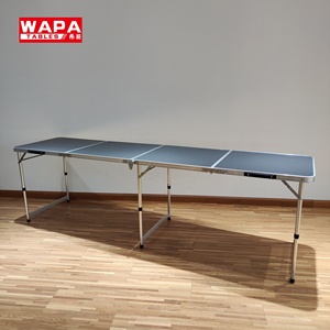 Mesa de Juego plegable de aluminio Beer Pong de 6 pies de largo - Product Image 4